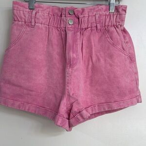 Trendy Pink Jean Shorts for Women